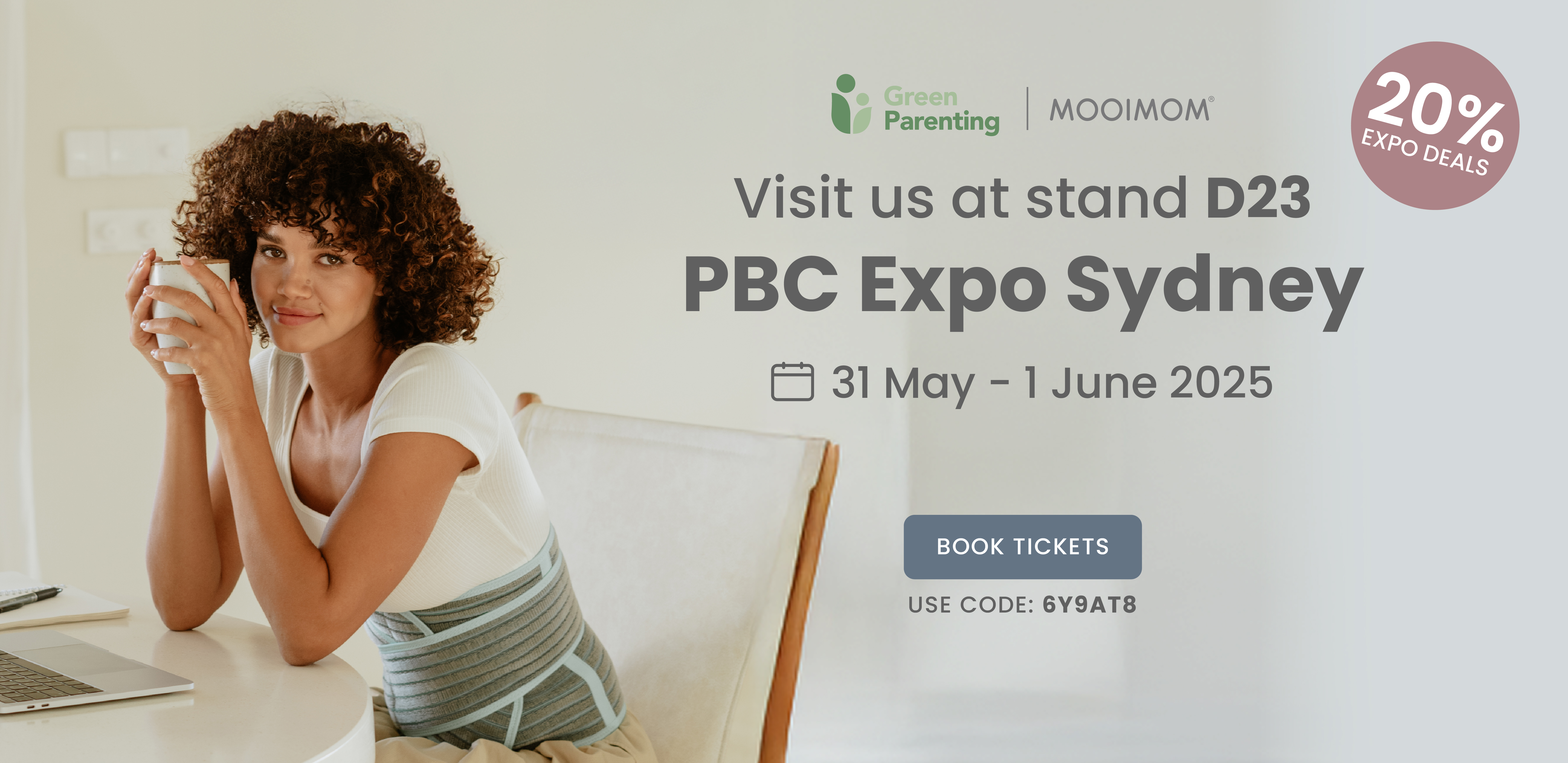 Visit Green Parenting & Mooimom at PBC Expo Sydney on May 31st & June 1st at Sydney Showgrounds