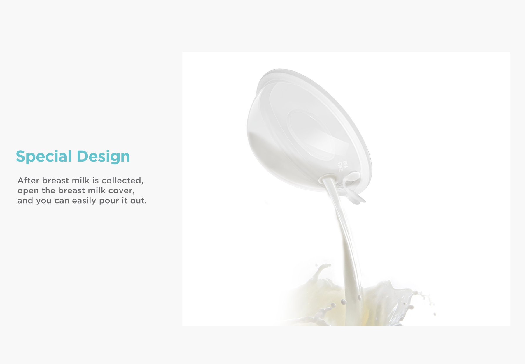 MOOIMOM New Breastmilk Collection Shell description image