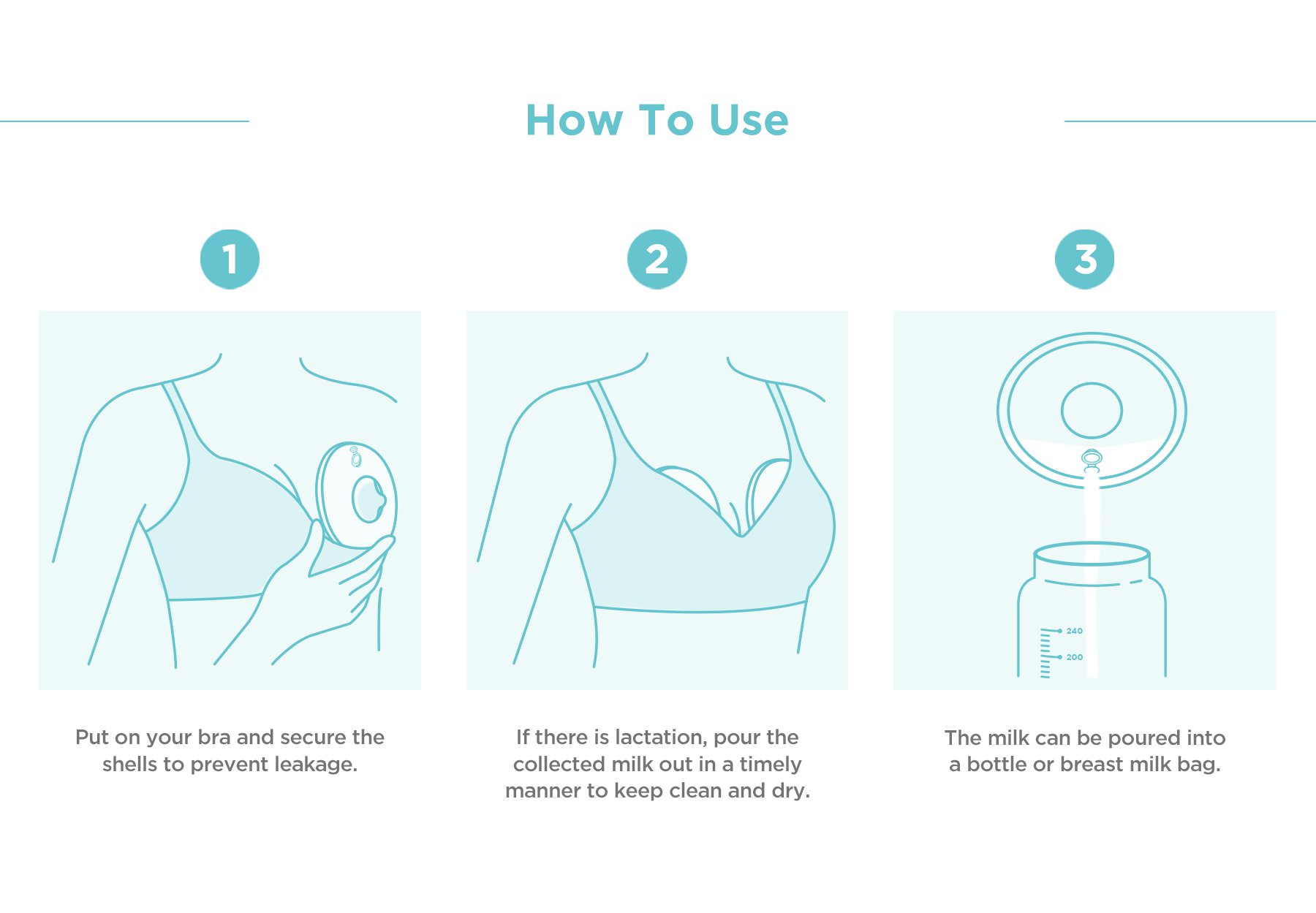 MOOIMOM New Breastmilk Collection Shell description image