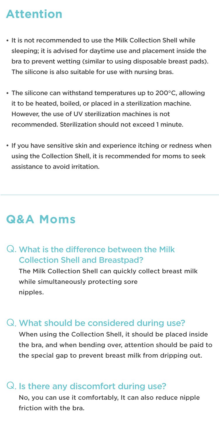 MOOIMOM New Breastmilk Collection Shell description image
