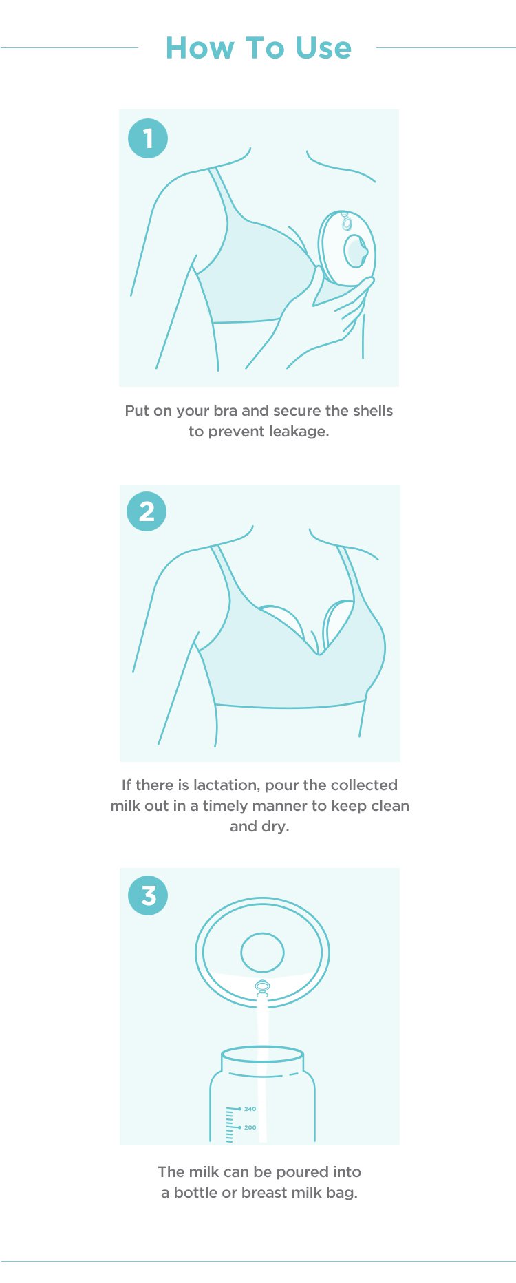 MOOIMOM New Breastmilk Collection Shell description image