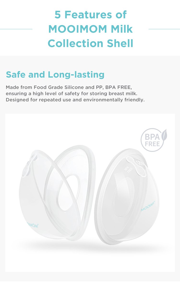MOOIMOM New Breastmilk Collection Shell description image