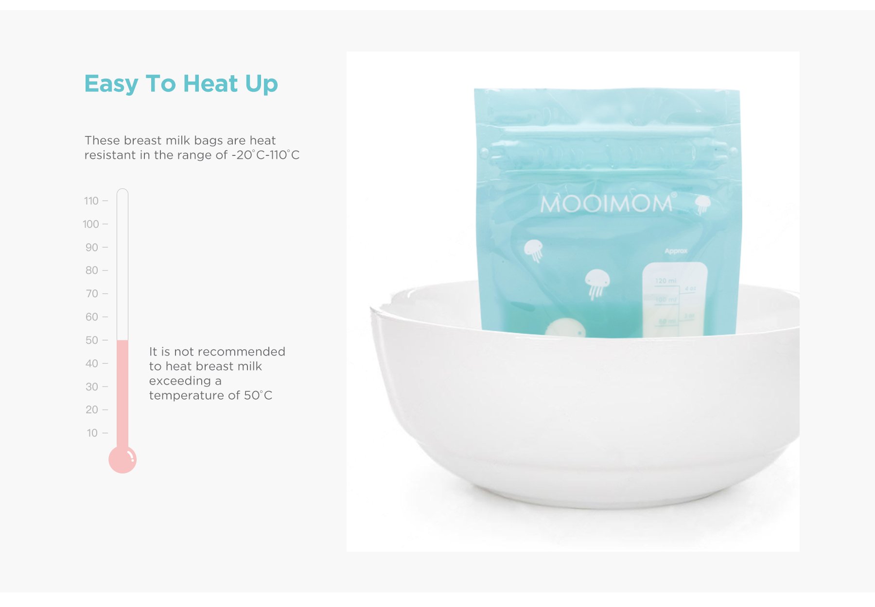 MOOIMOM Silicone Breast Pump Premium Pack description image
