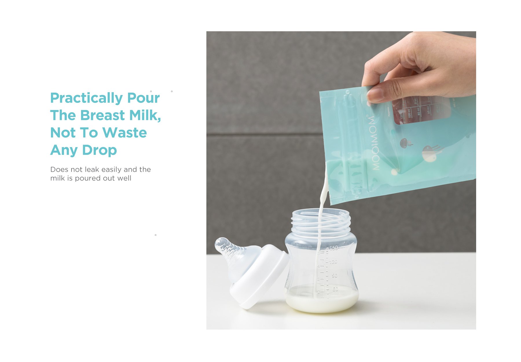 MOOIMOM Silicone Breast Pump Premium Pack description image