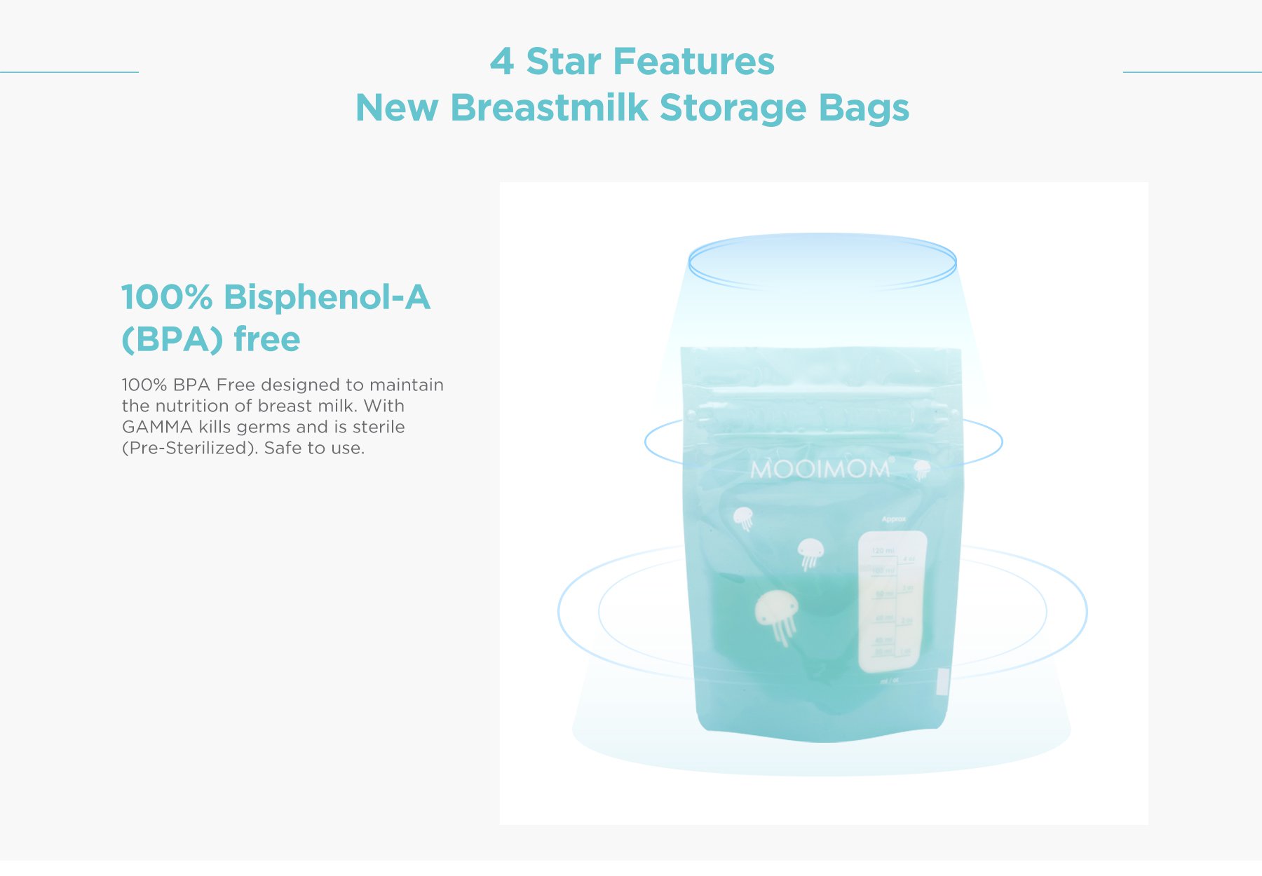 MOOIMOM Silicone Breast Pump Premium Pack description image