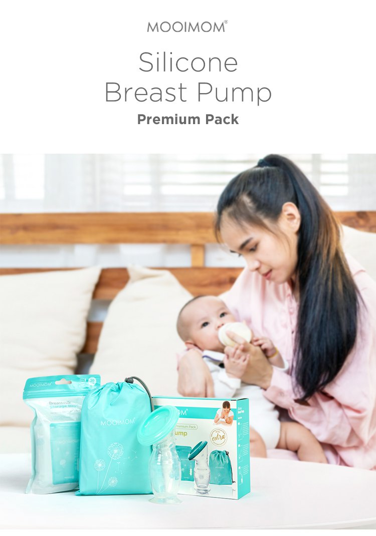 MOOIMOM Silicone Breast Pump Premium Pack description image