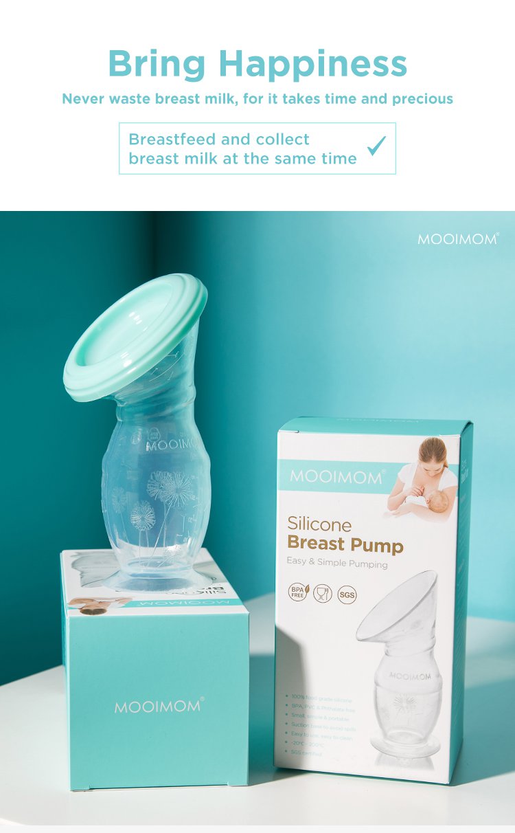 MOOIMOM Silicone Breast Pump Premium Pack description image