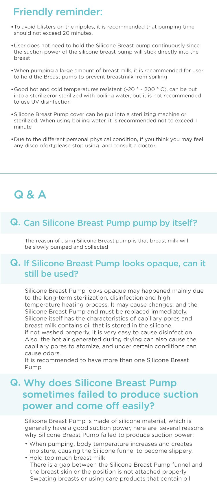 MOOIMOM Silicone Breast Pump Premium Pack description image