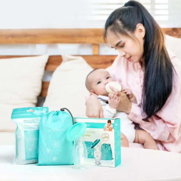 MOOIMOM Silicone Breast Pump Premium Pack gallery