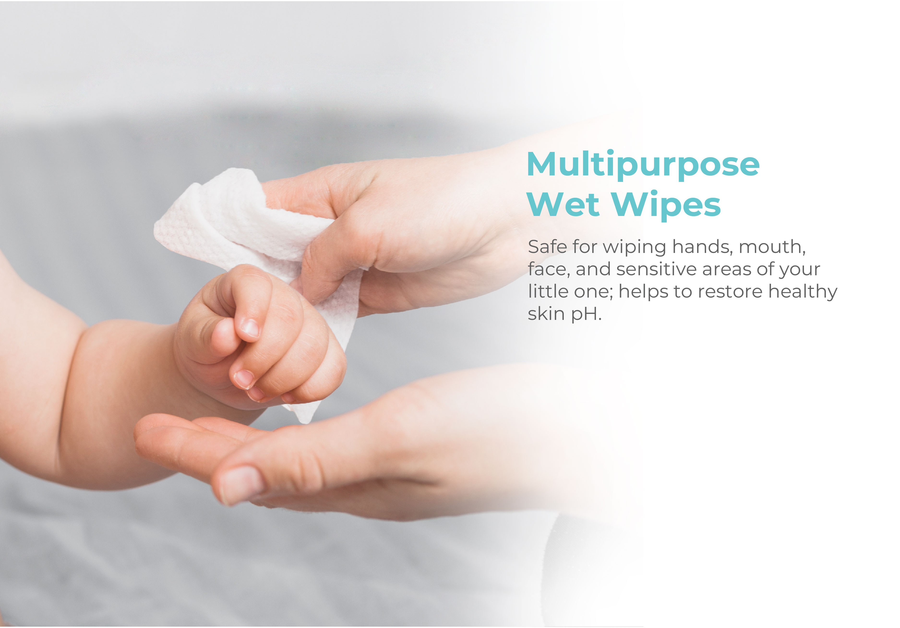 MOOIMOM Baby Wet Wipes with EDI Water (8pack) description image