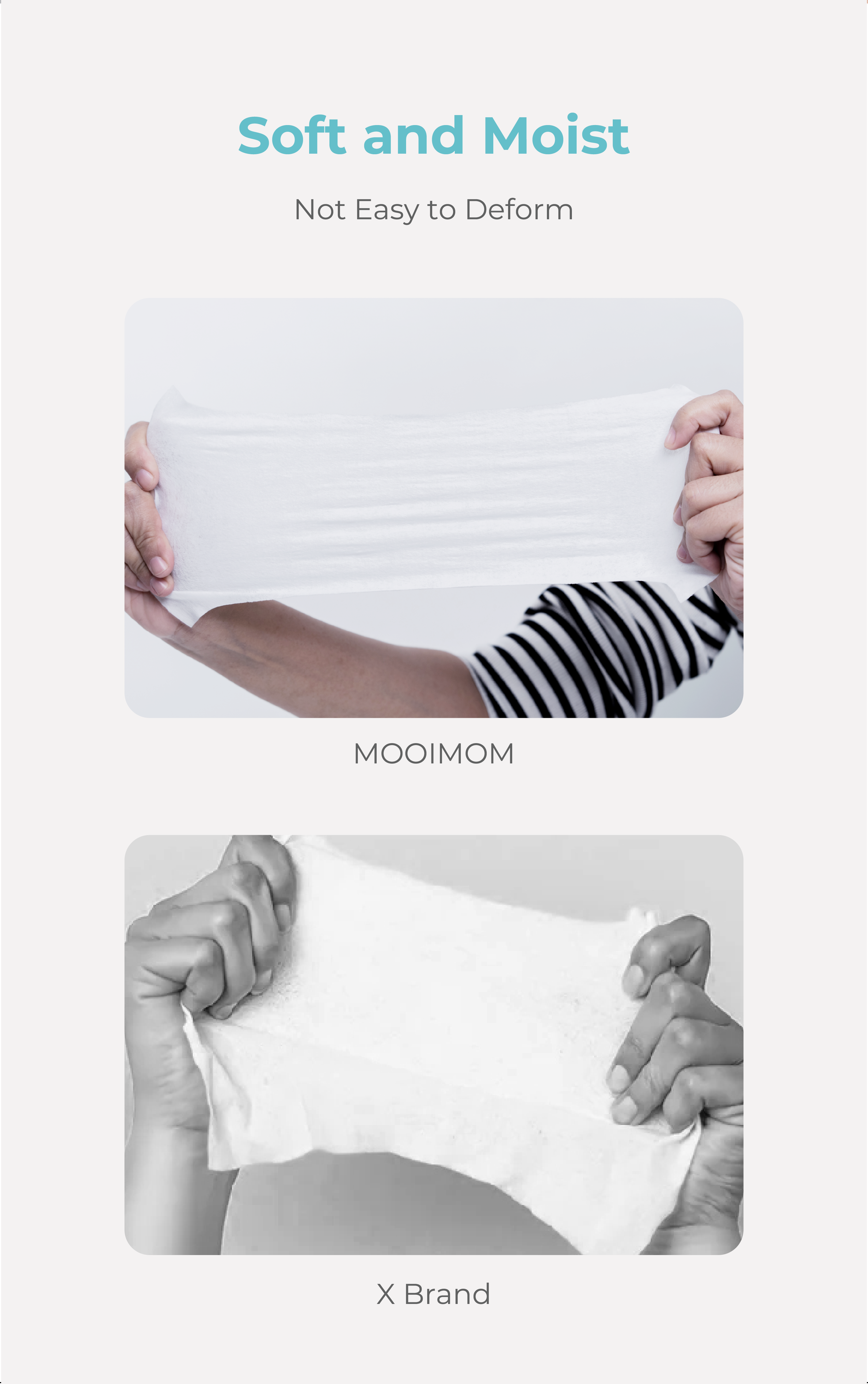 MOOIMOM Baby Wet Wipes with EDI Water (8pack) description image