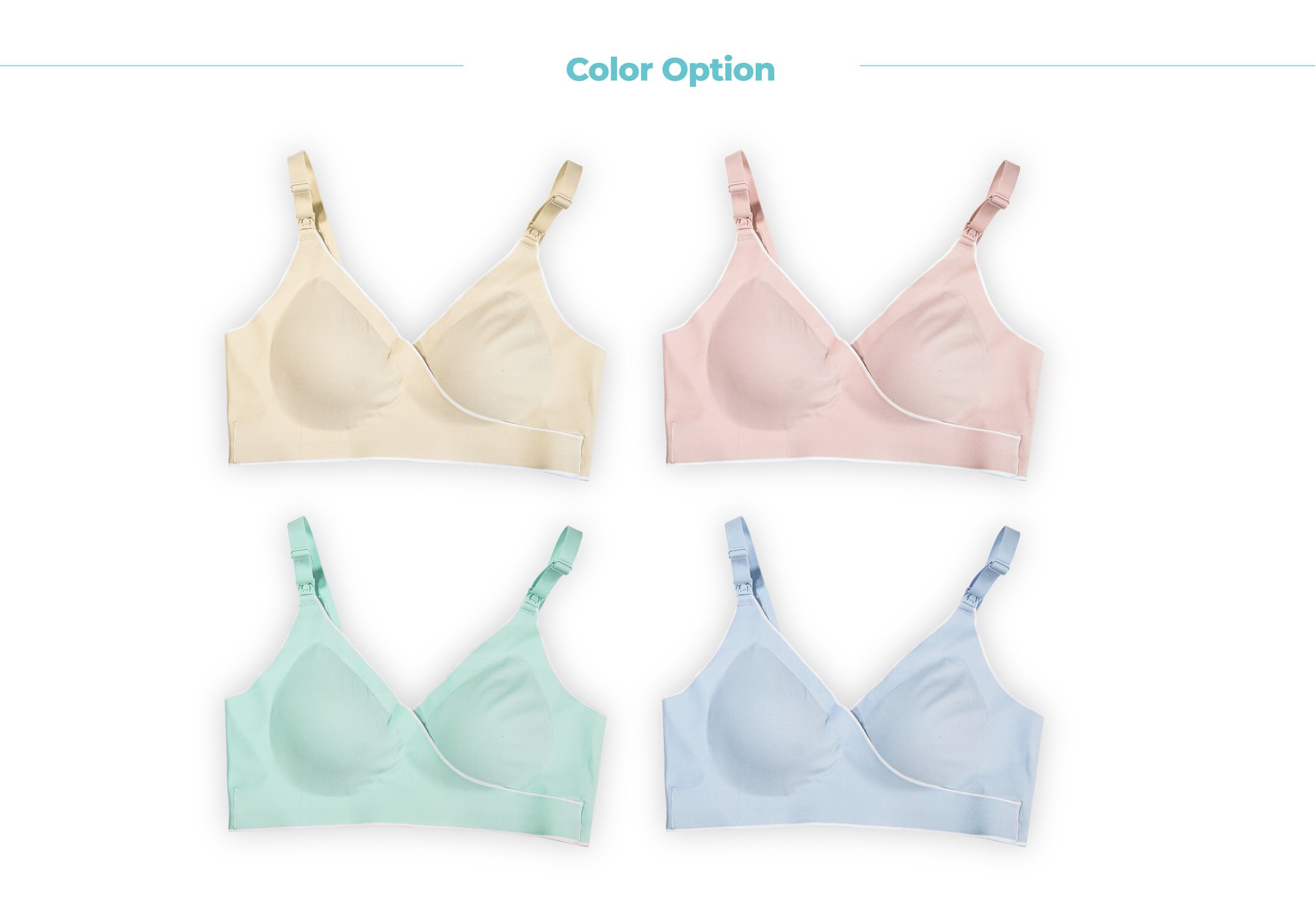MOOIMOM Comfort Crossover Maternity & Nursing Bra description image