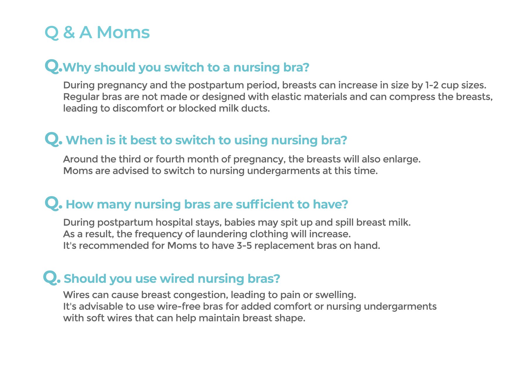 MOOIMOM Comfort Crossover Maternity & Nursing Bra description image