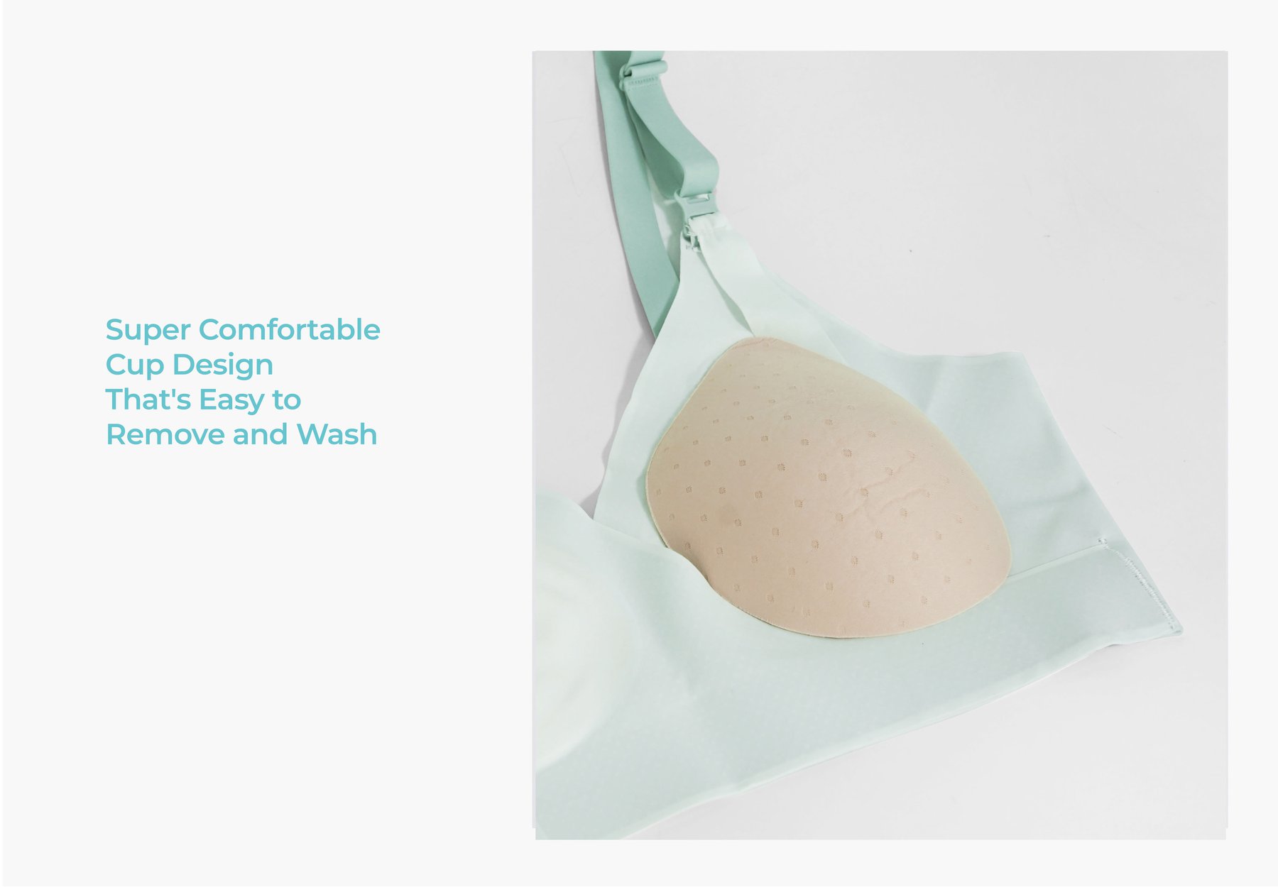 MOOIMOM Comfort Crossover Maternity & Nursing Bra description image