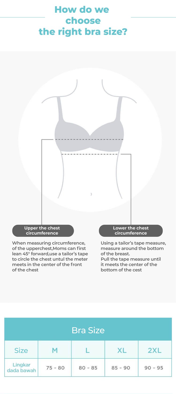 MOOIMOM Comfort Crossover Maternity & Nursing Bra description image