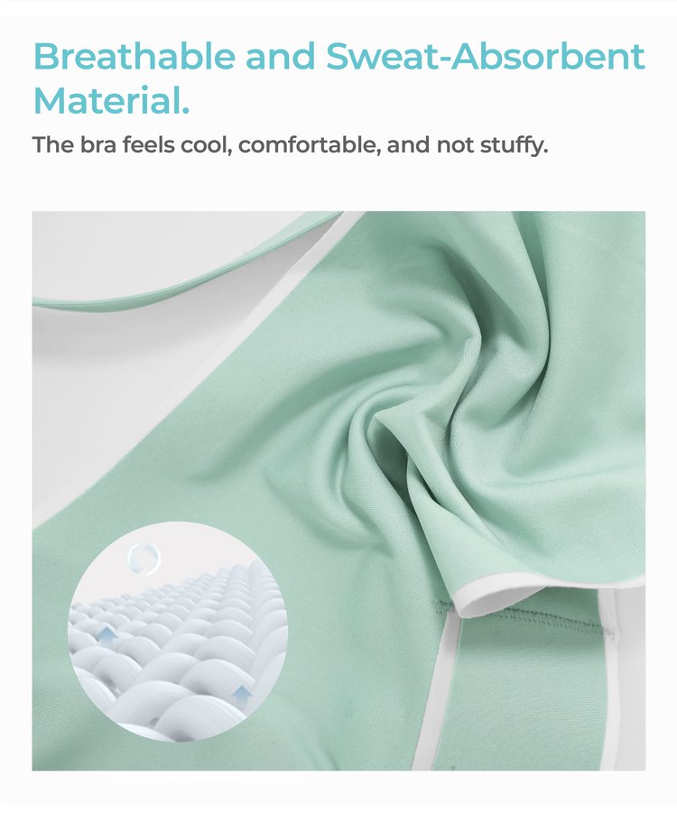 MOOIMOM Comfort Crossover Maternity & Nursing Bra description image