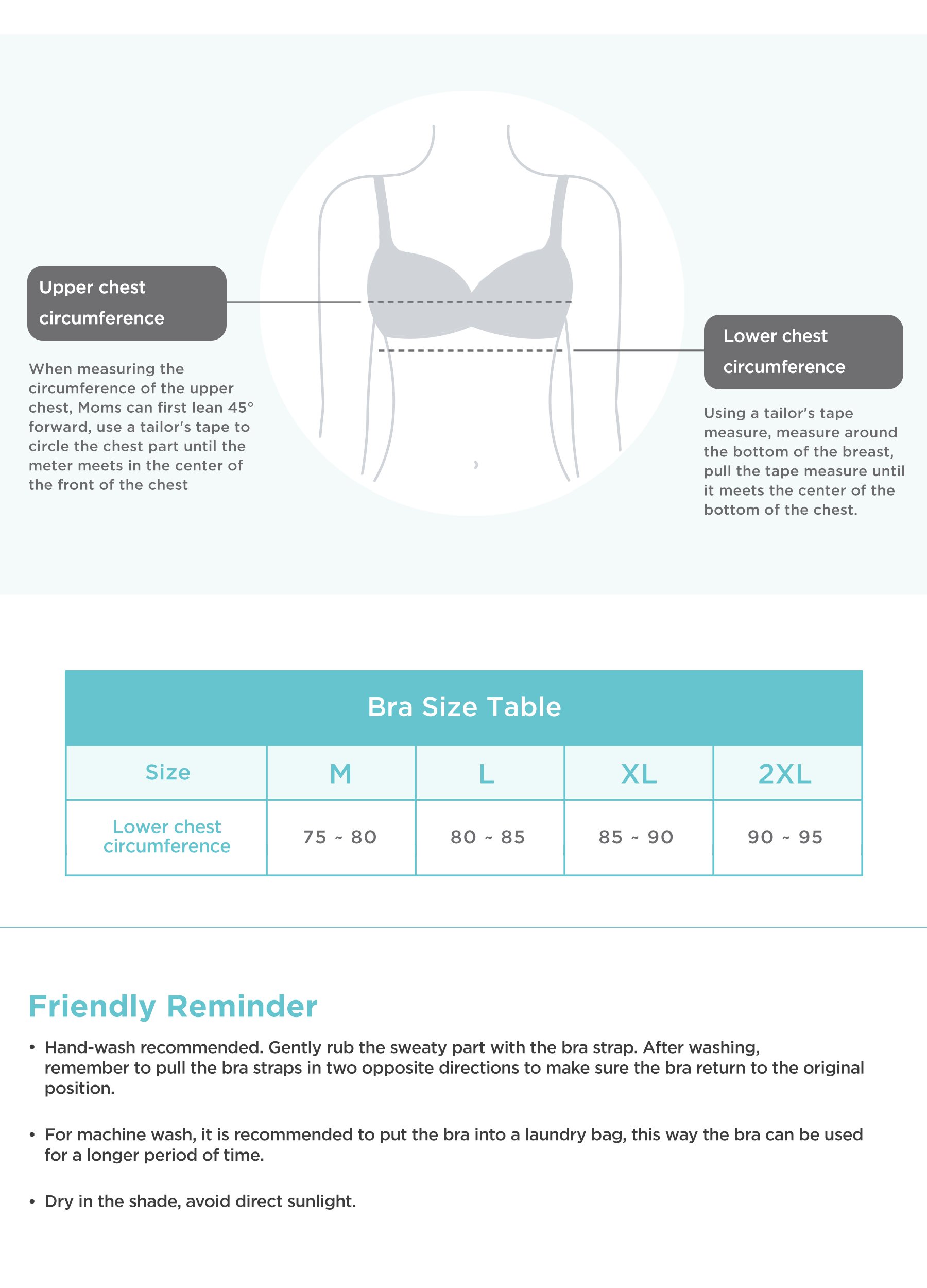 MOOIMOM Super Soft Seamless Maternity & Nursing Bra description image