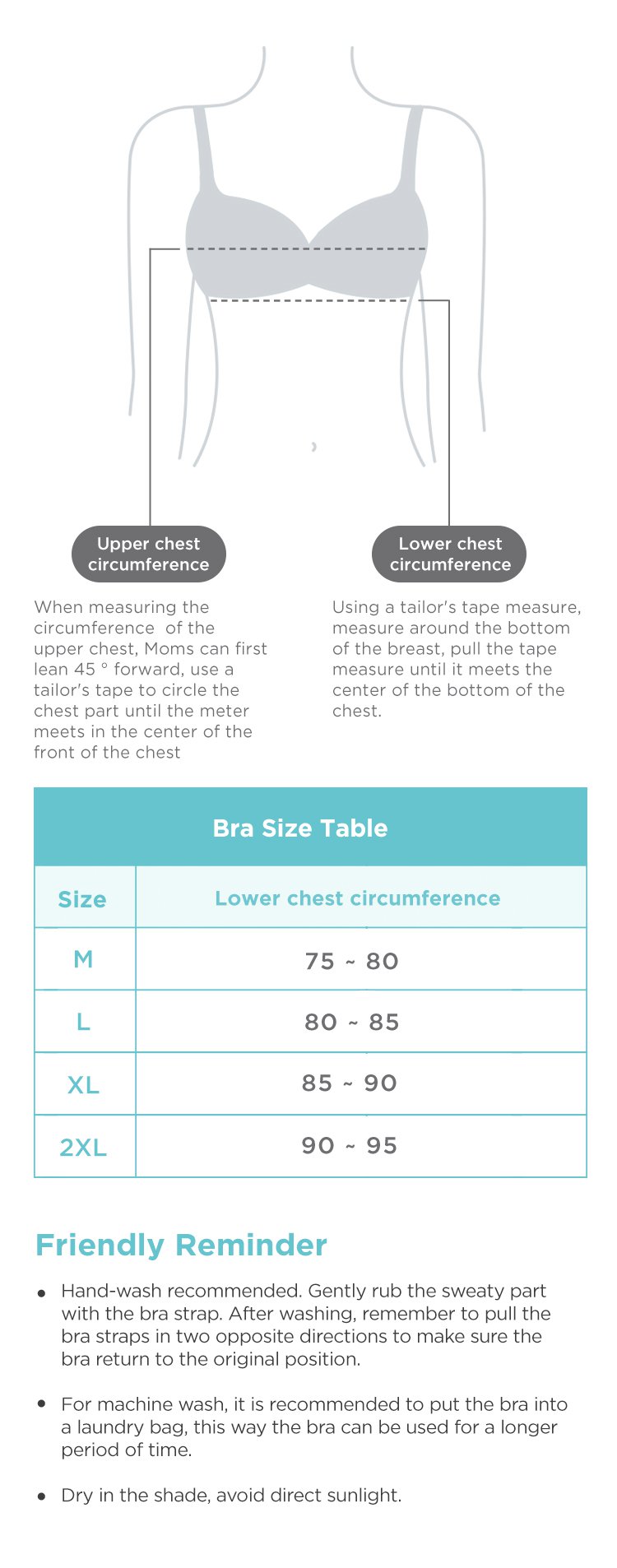 MOOIMOM Super Soft Seamless Maternity & Nursing Bra description image