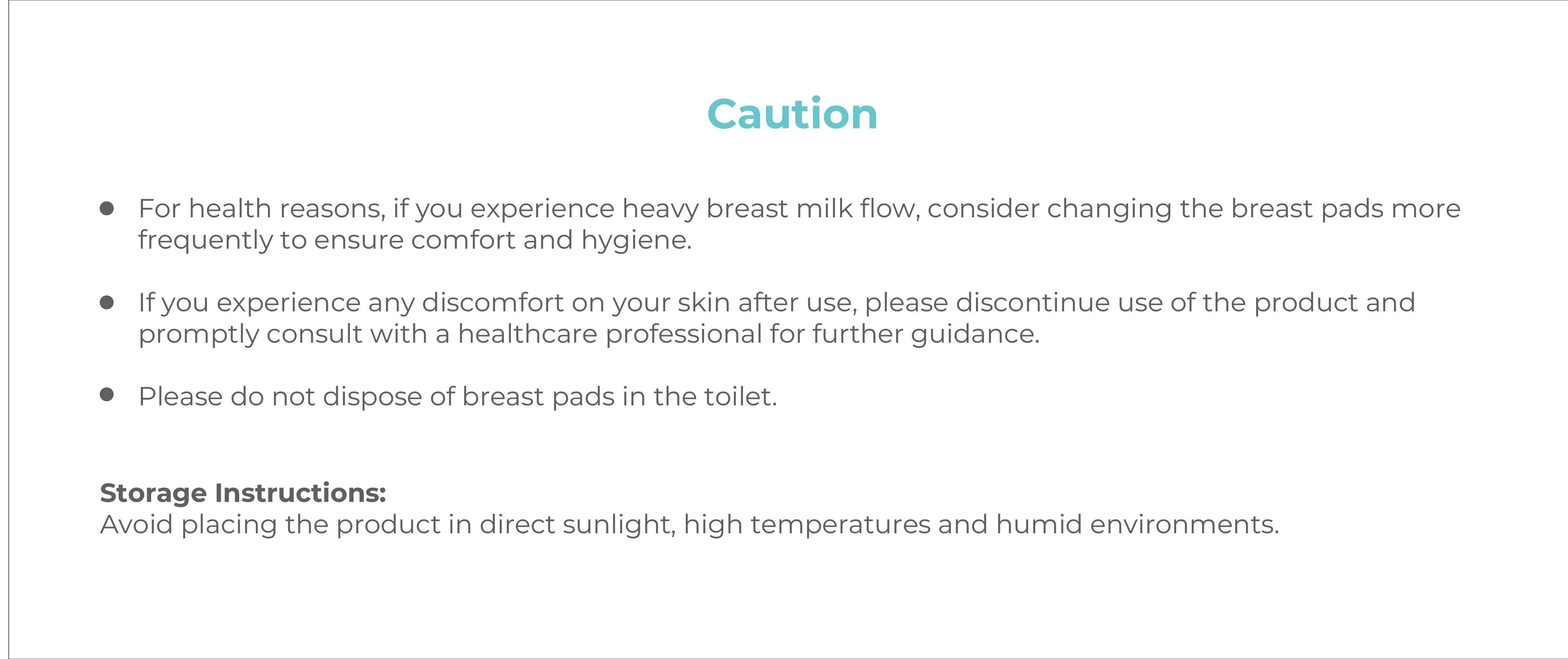 MOOIMOM Disposable Breast Pad 3D (30pcs) description image