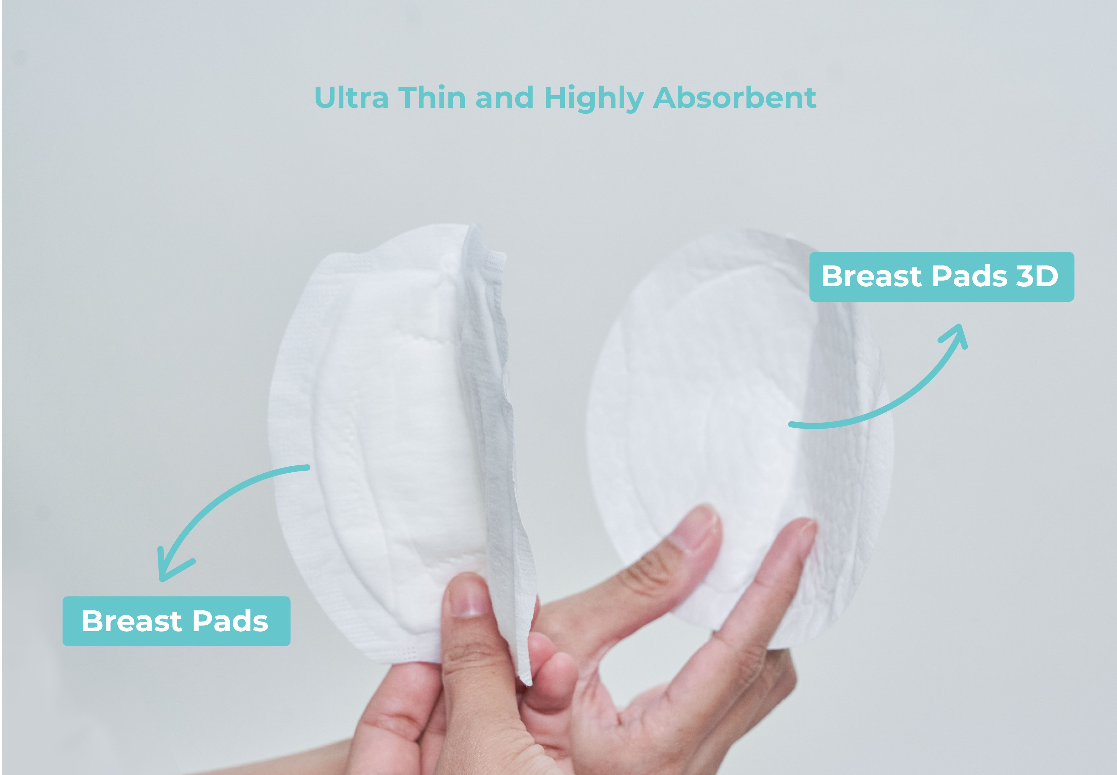 MOOIMOM Disposable Breast Pad 3D (30pcs) description image