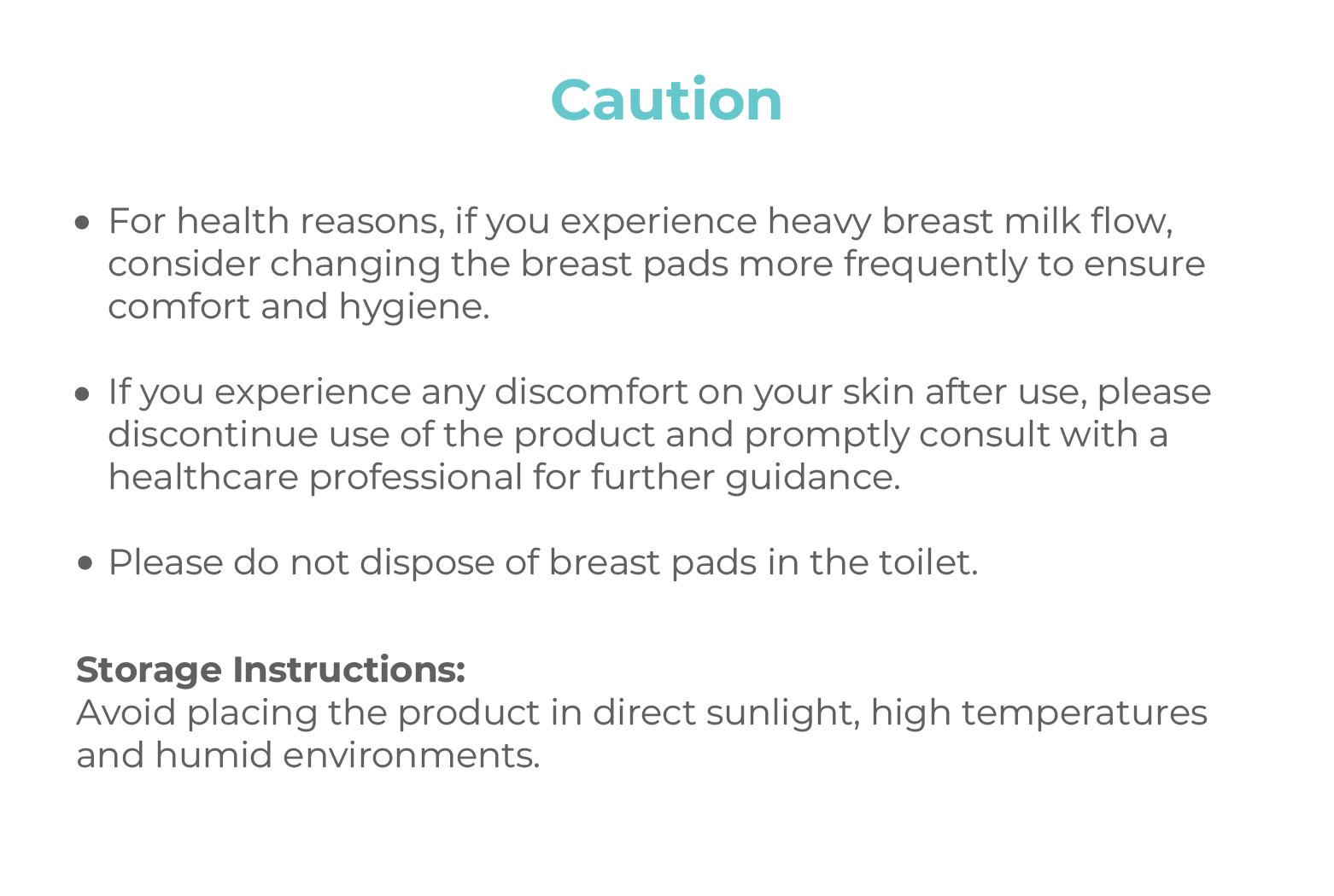 MOOIMOM Disposable Breast Pad 3D (30pcs) description image