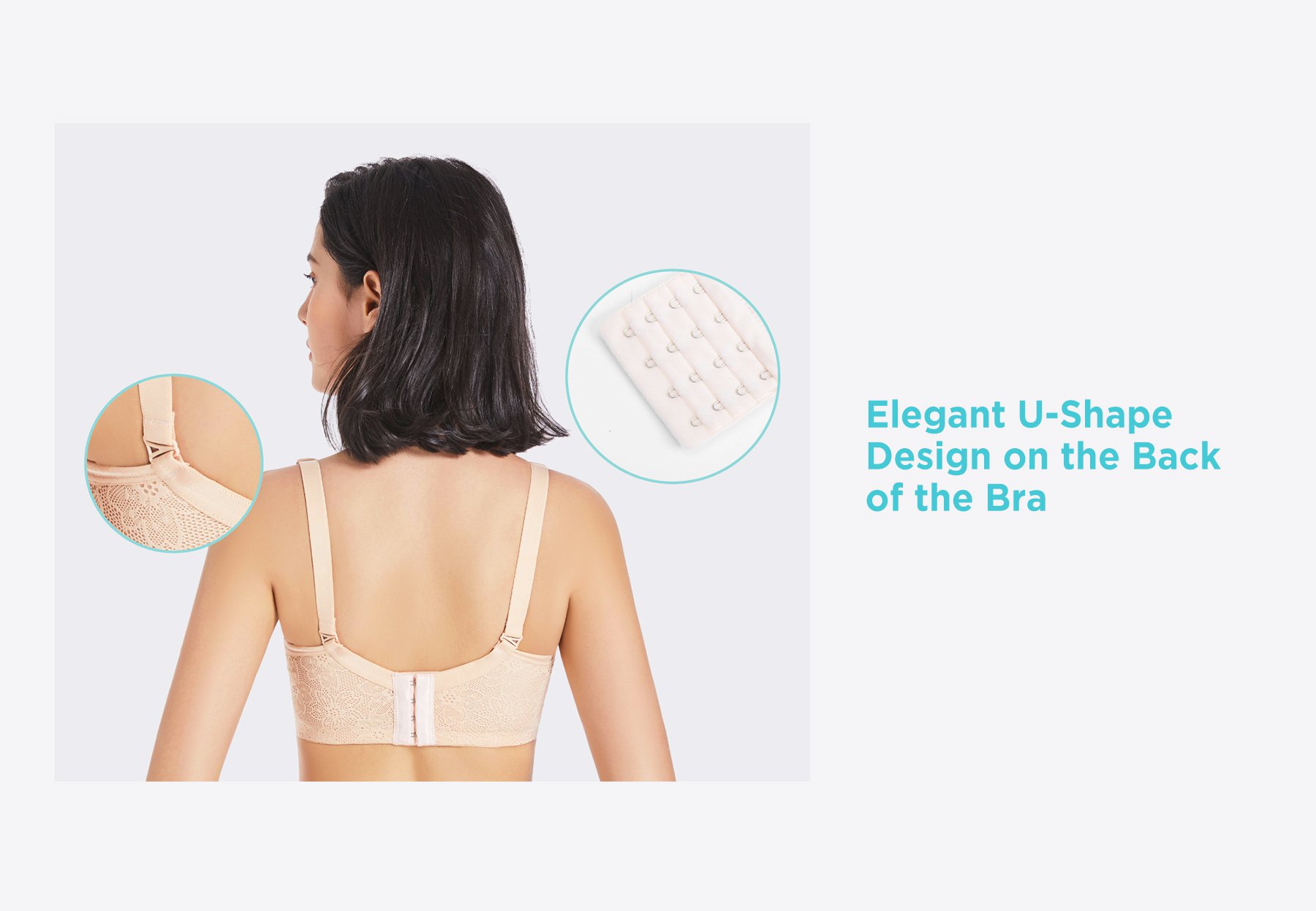 MOOIMOM Floral Lace Maternity & Nursing Bra description image