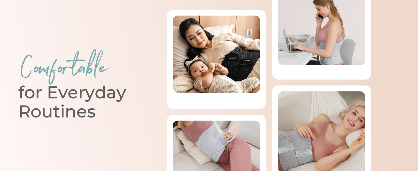 MOOIMOM Bamboo Postpartum Belly Band description image