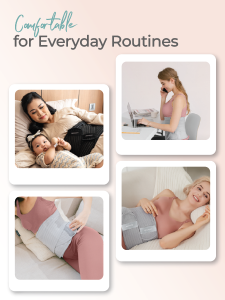 MOOIMOM Bamboo Postpartum Belly Band description image
