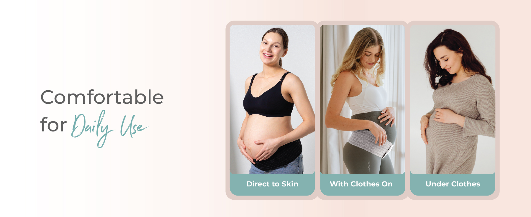 MOOIMOM Bamboo Maternity Support Belt description image