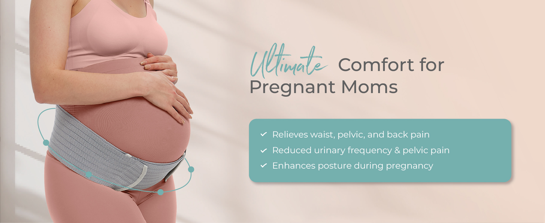 MOOIMOM Bamboo Maternity Support Belt description image