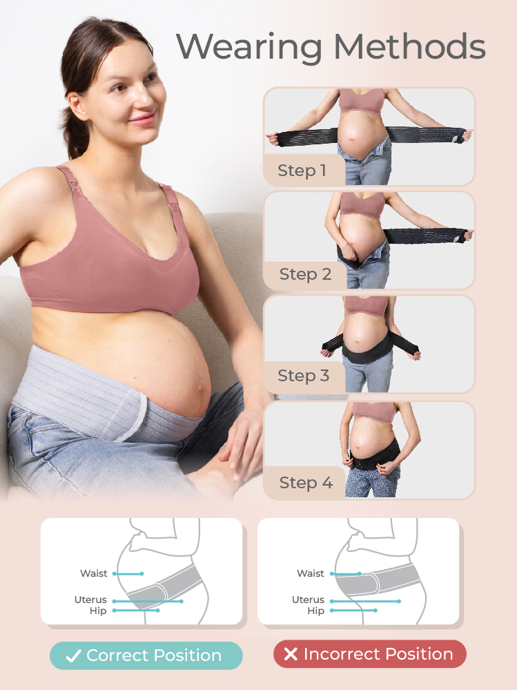 MOOIMOM Bamboo Maternity Support Belt description image
