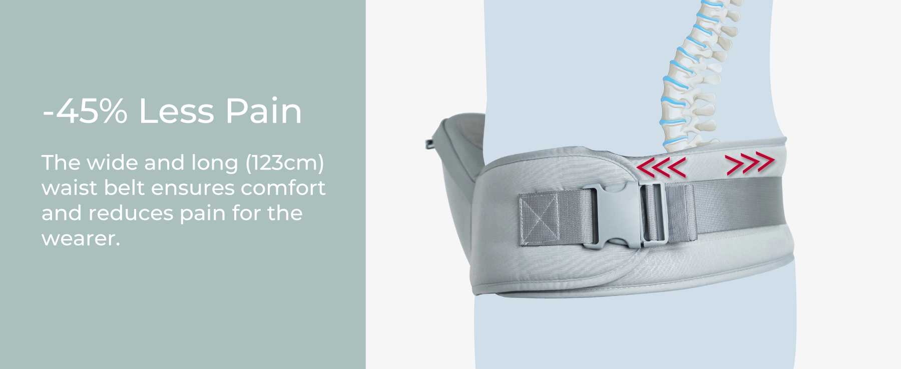 MOOIMOM Lightweight Hip Seat Carrier description image