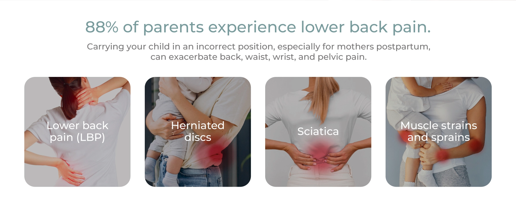MOOIMOM Lightweight Hip Seat Carrier description image