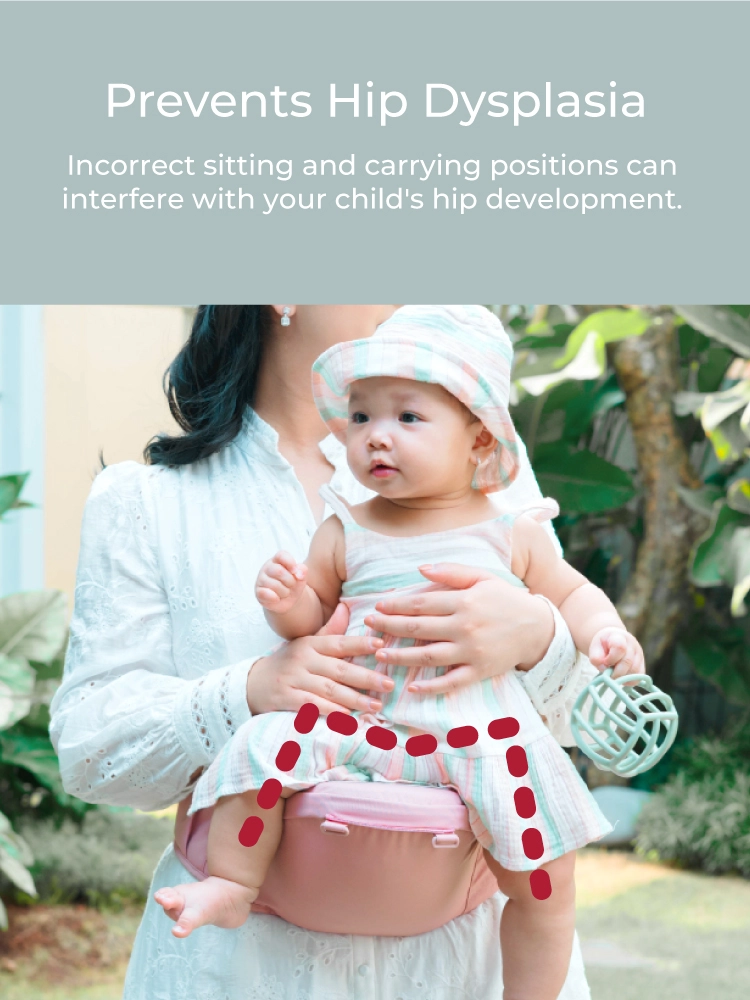 MOOIMOM Lightweight Hip Seat Carrier description image