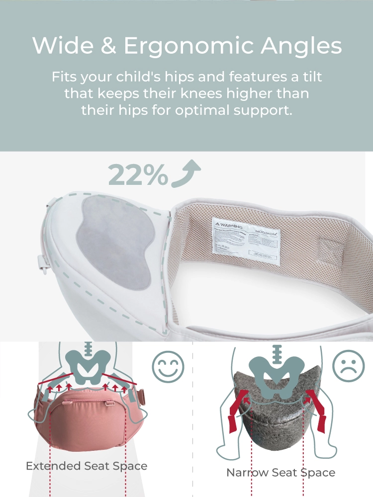 MOOIMOM Lightweight Hip Seat Carrier description image