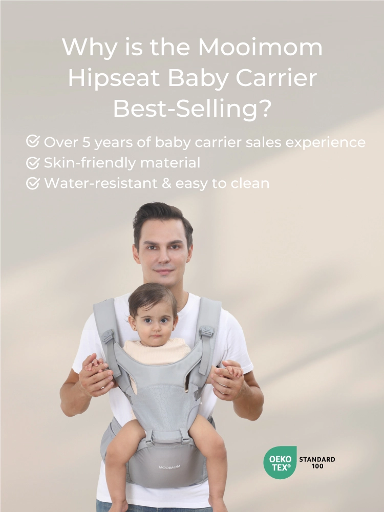 MOOIMOM Lightweight Hip Seat Carrier description image