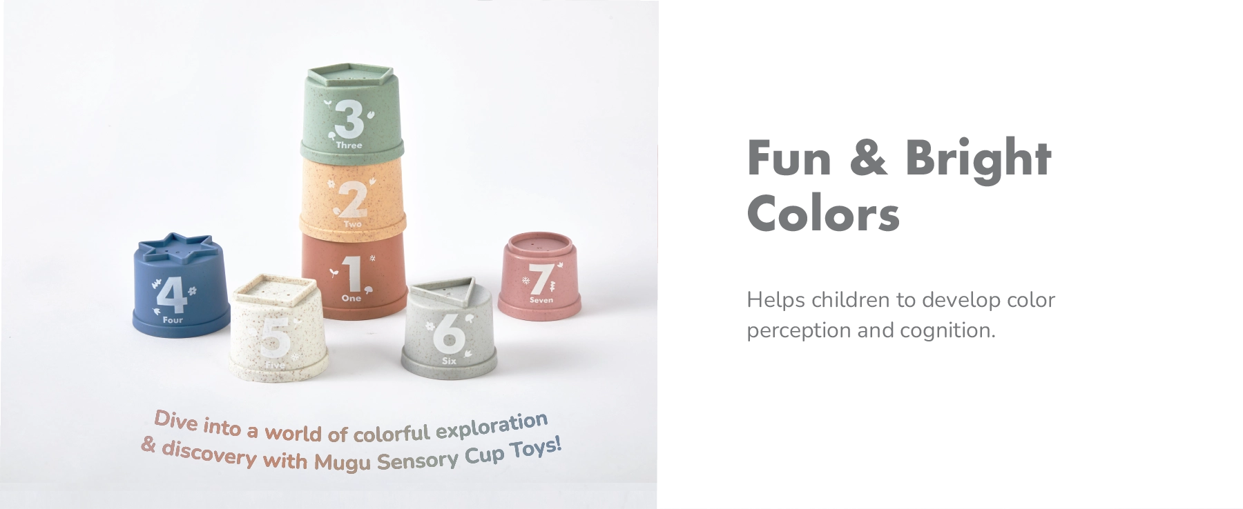 mugu Sensory Cup Toys description image