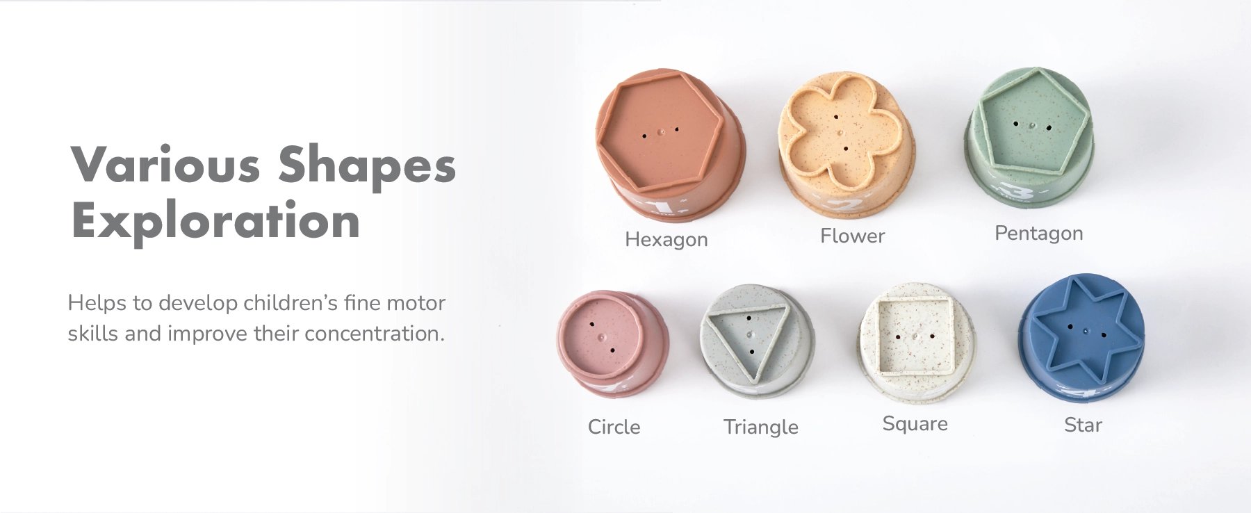 mugu Sensory Cup Toys description image