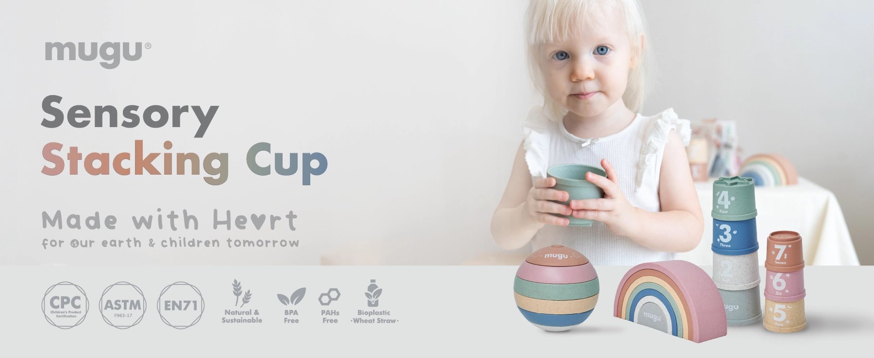 mugu Sensory Cup Toys description image