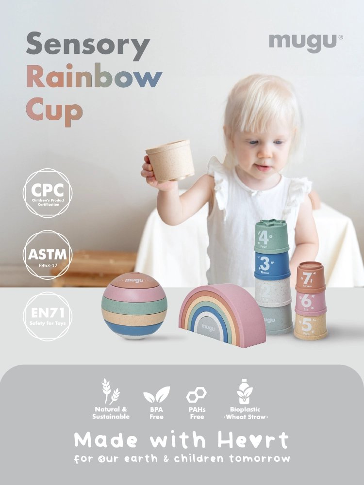 mugu Sensory Cup Toys description image