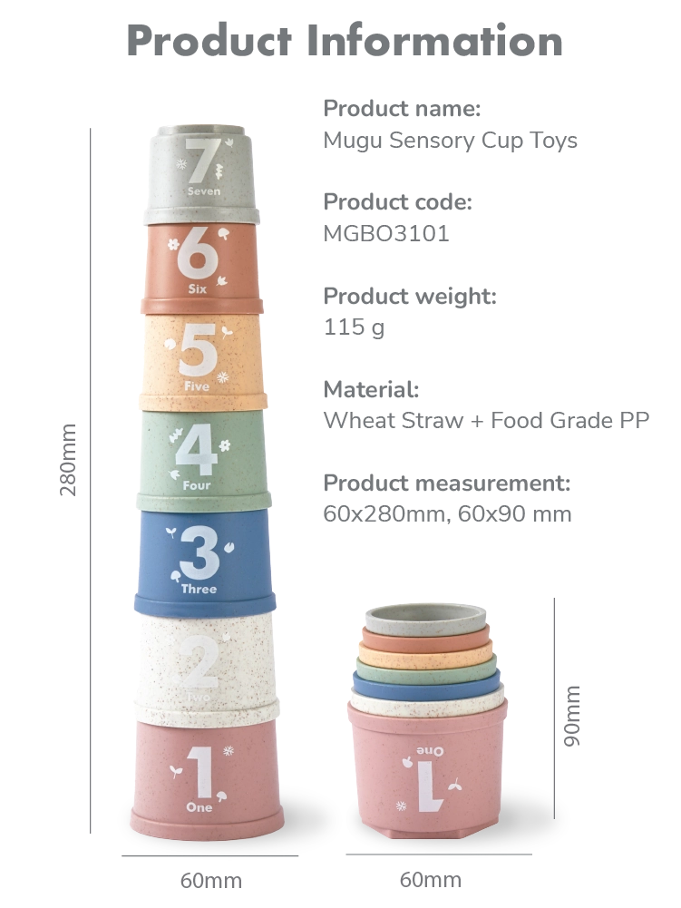 mugu Sensory Cup Toys description image