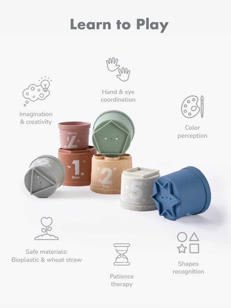 mugu Sensory Cup Toys description image