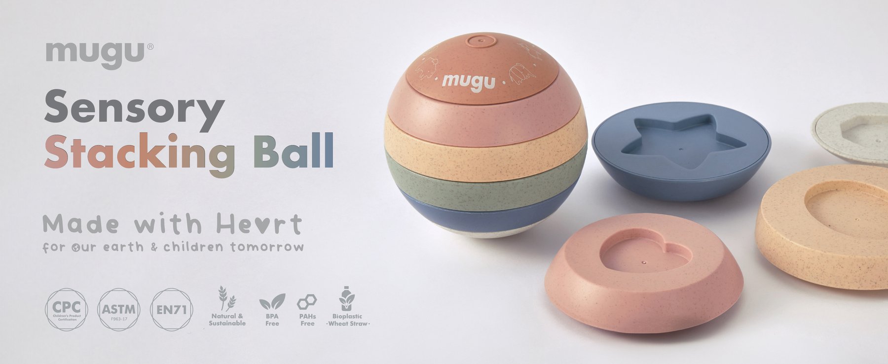 mugu sensory stacking ball description image