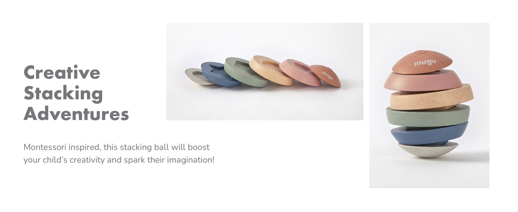 mugu sensory stacking ball description image