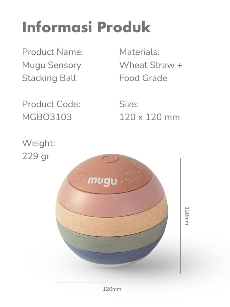 mugu sensory stacking ball description image