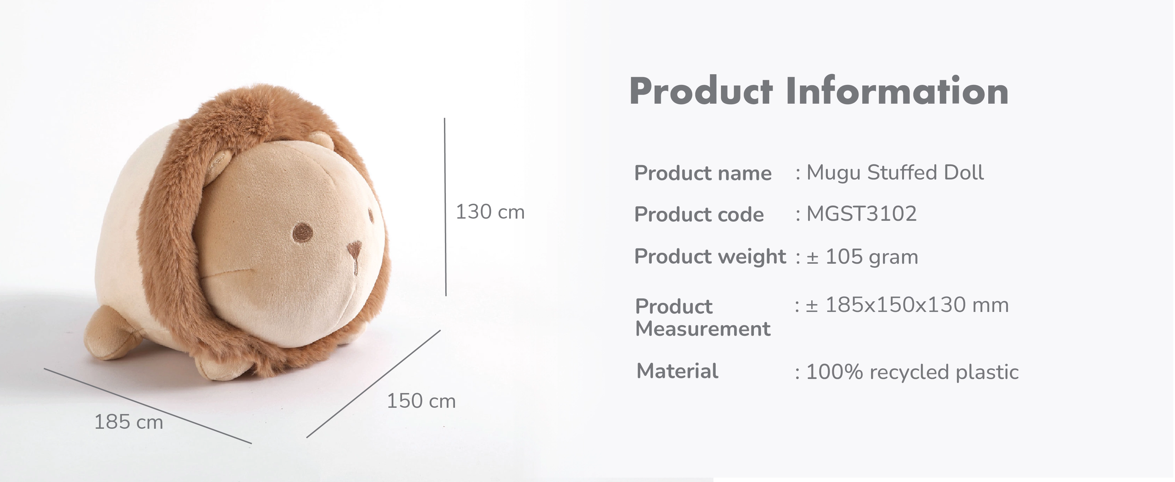 mugu Stuffed Doll description image
