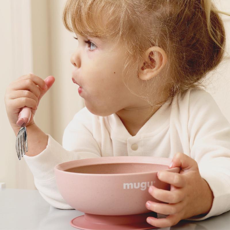 mugu wheat straw antispill suction bowl 450ml gallery