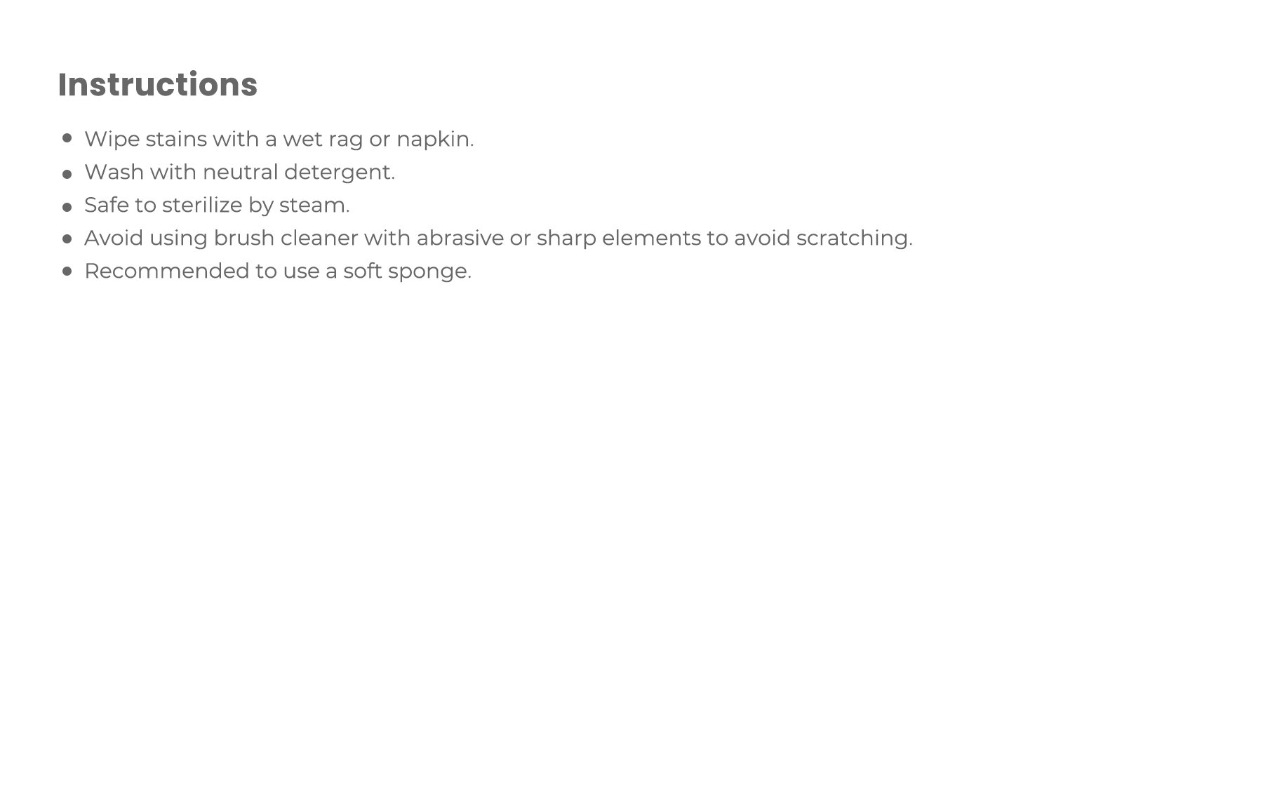 mugu silicone placemat description image