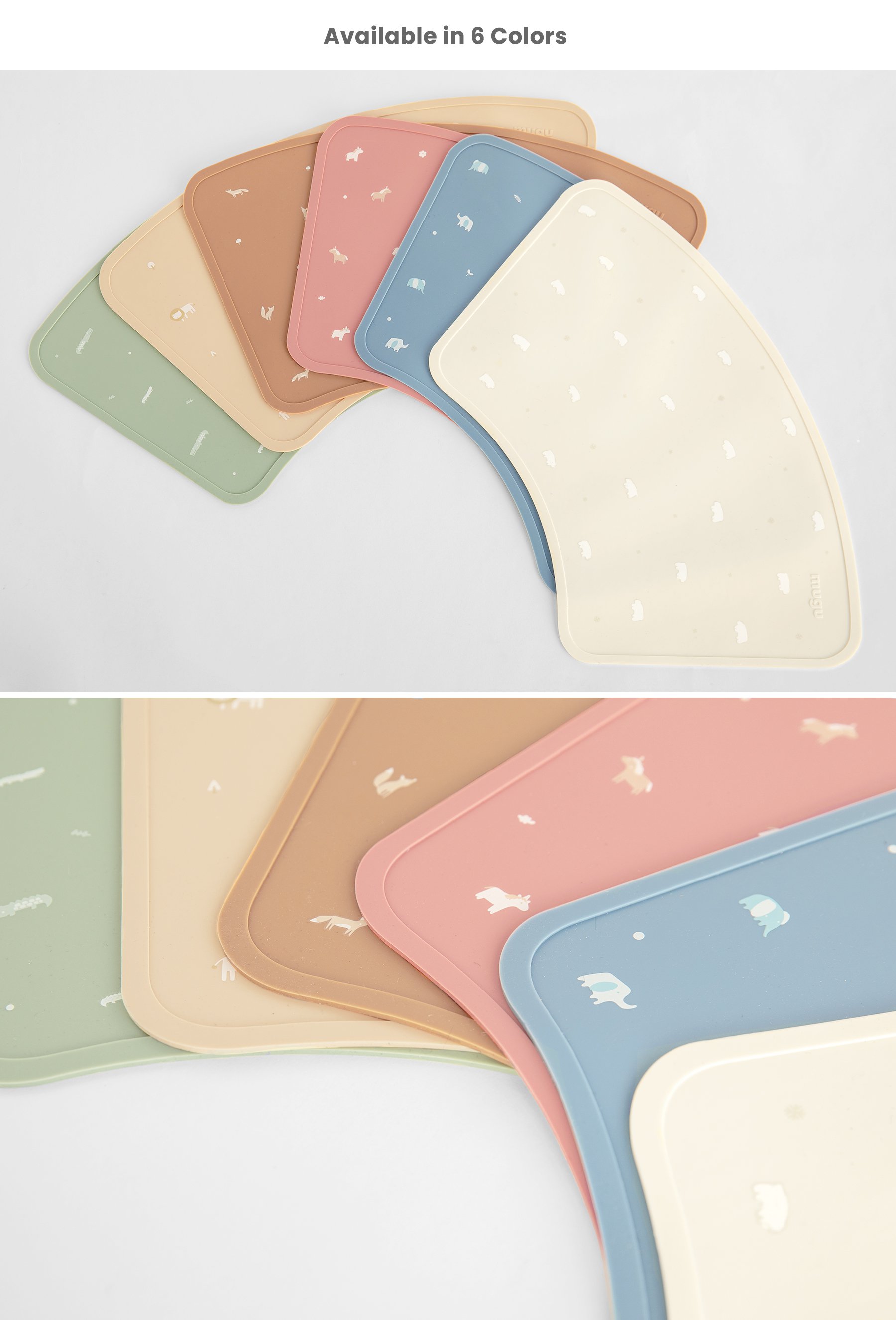 mugu silicone placemat description image