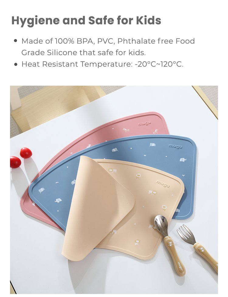 mugu silicone placemat description image